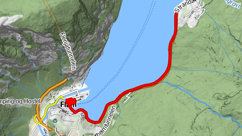 Flåm - Flåm Sjømat& vilt Suvannaprom - Flåm Marina