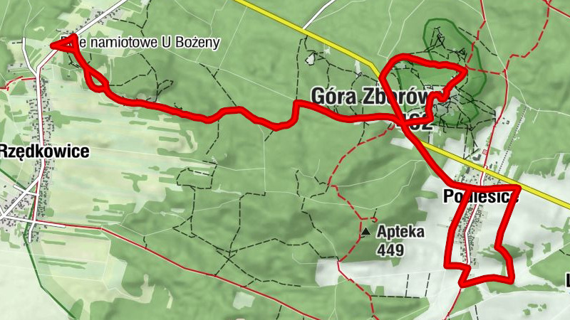 Rzędkowice - Studnisko - Góra Zborów - Babia Góra