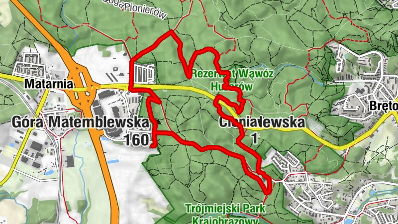 Góra Matemblewska - Matemblewo - Kościół pw. Matki Bożej Brzemiennej - Osiedle Muzyczne