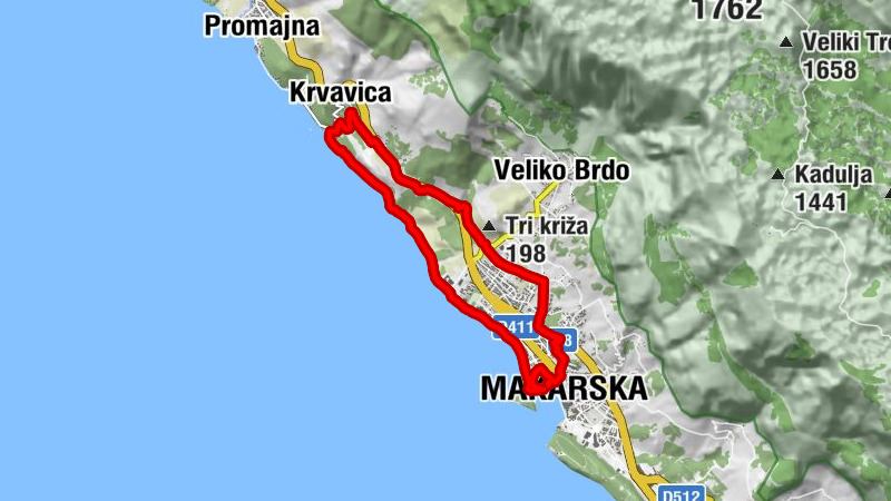 Makarska - Donja Luka - Krvavica - Svetište Majke Božje Lurdske