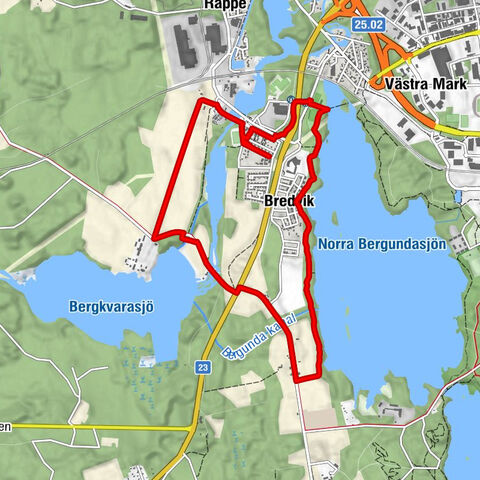 Växjö kommun - Bergunda kyrka - Bredvik - Bredviks Naturlekplats