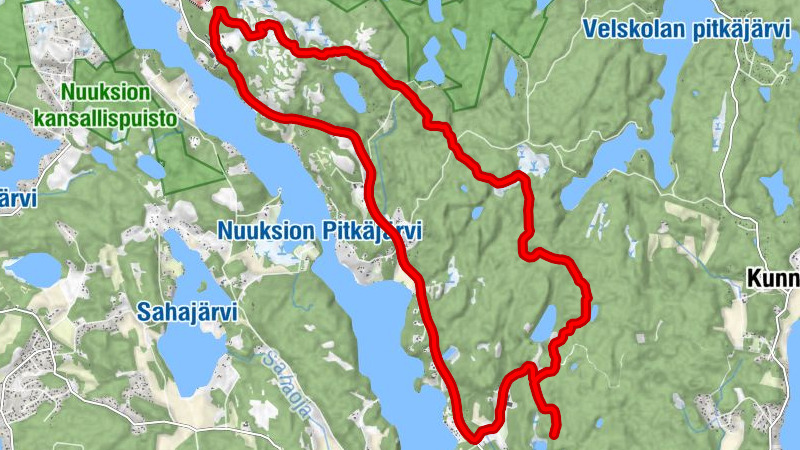 Solvalla - Nuuksio - Solvik