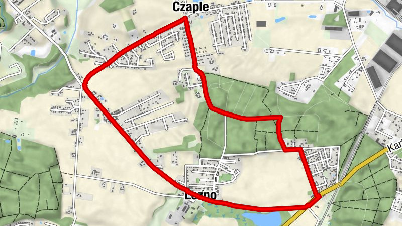 Wydmuchów - Leźno - Kościół pw. Świętego Stanisława Biskupa i Męczennika i Błogosławionej Karoliny Kózkówny - Czaple