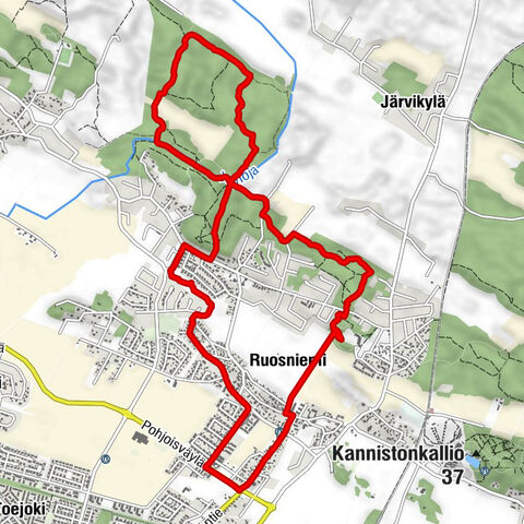 Pori - Alikylä - Ruosniemi - Palokallio