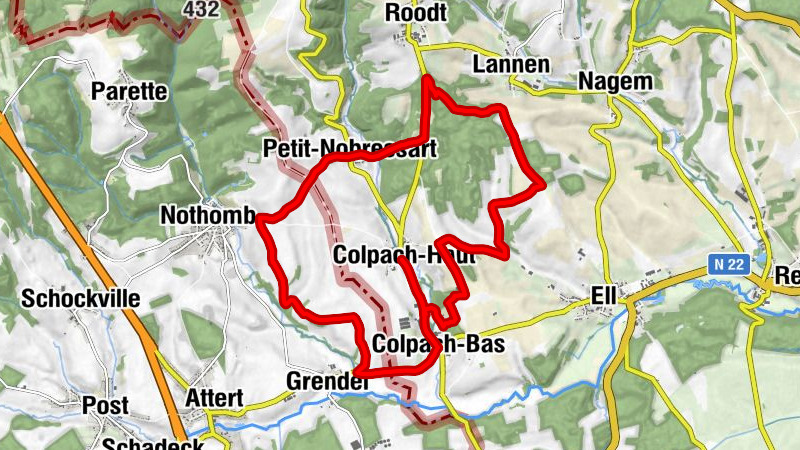 Colpach-Bas - Colpach-Haut - Saint-André