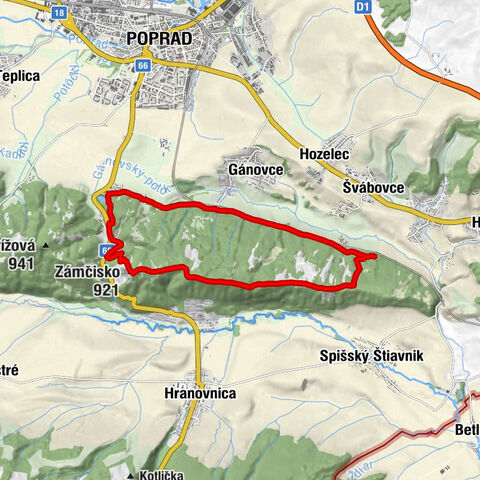 Spišský Štiavnik - Dubina - Zámčisko - Švábovce