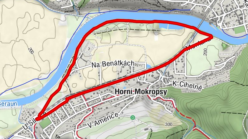 Všenory - Horní Mokropsy