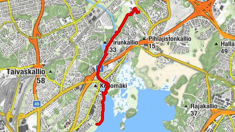 Koillinen suurpiiri - Vanhakaupunki - Arabianranta - Helsinki
