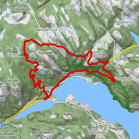 Farsund - Snabbe - Ingerskleiva - Heiastranda