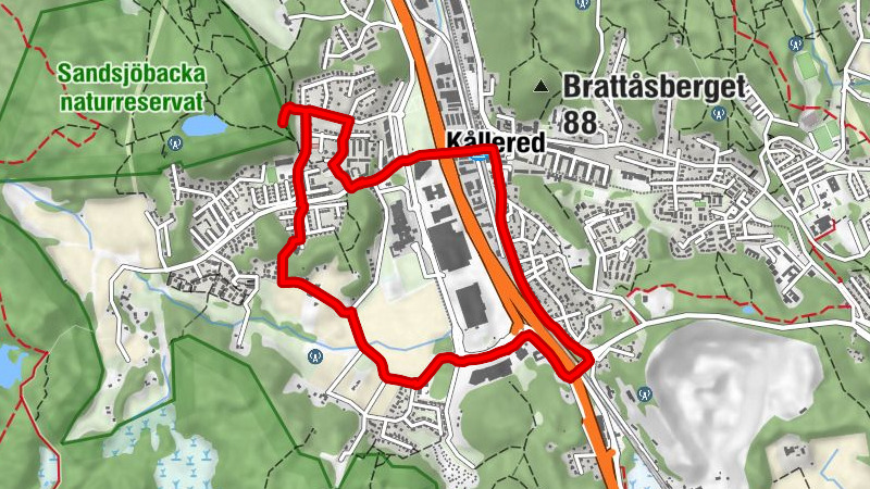 Mölndal - Bölet - Kållered - Eken