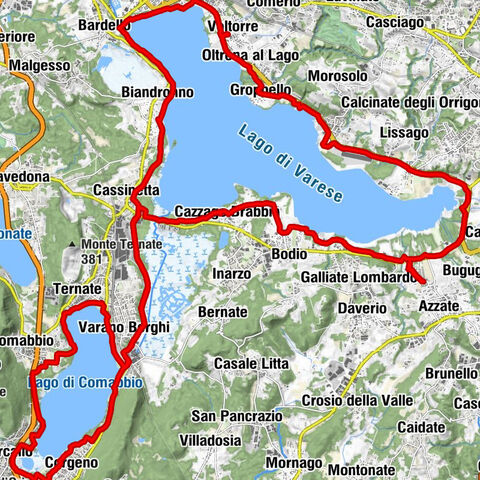 Giro dei laghi di Varese, Lombardia/Italia