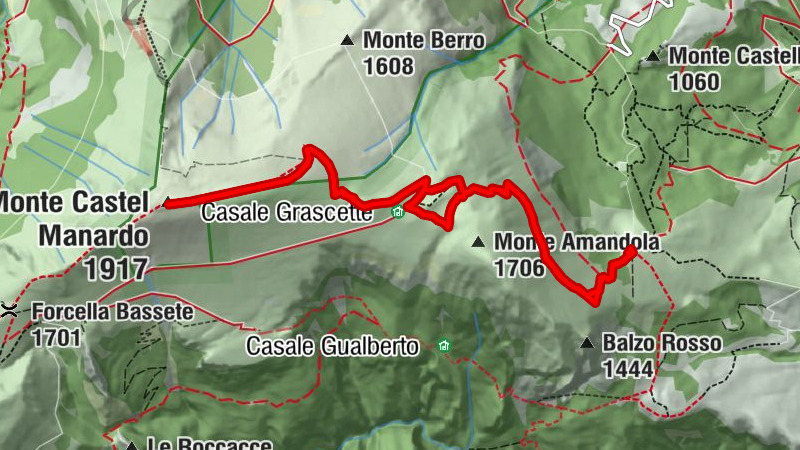 Monte Amandola, Castel Manardo