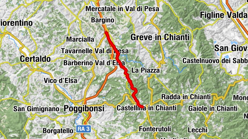 Von Tavernelle Val di Pesa nach Castellina in Chianti #LL2ROM_070