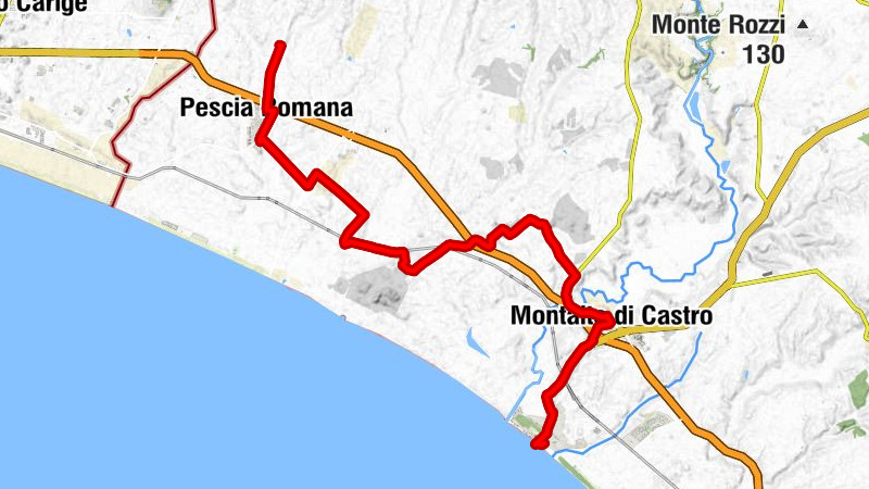 Von Pescia Romana nach Montalto Marina #LL2ROM_E081