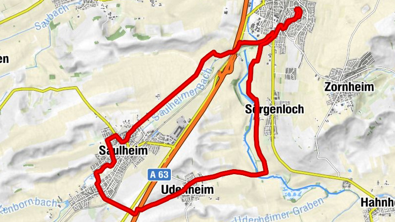 Udenheim-Saulheim Runde