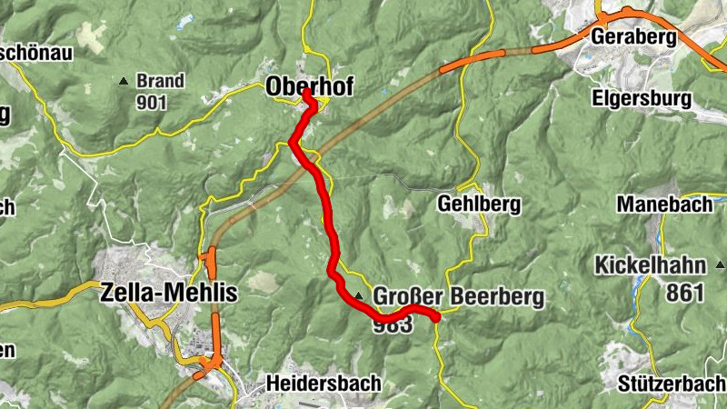Tour 3: Rennsteig / Schmücke