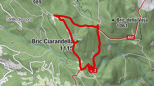 Colle della Crocetta - Bric Ciarandella