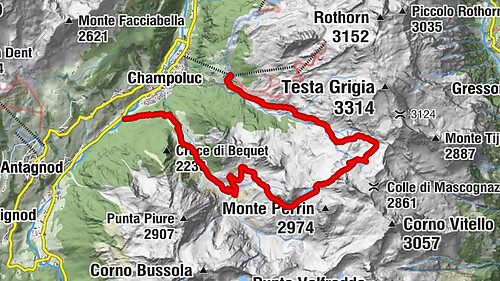 Laghi del Pinter e lago Perrin