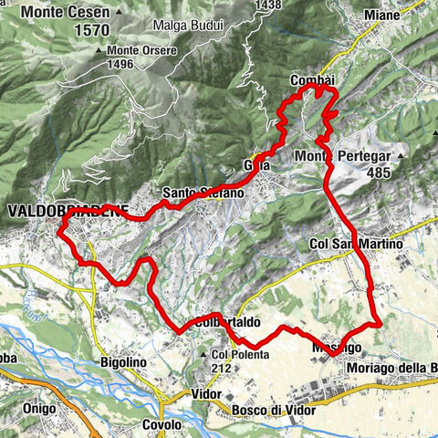 Valdobbiadene a Col San Martino