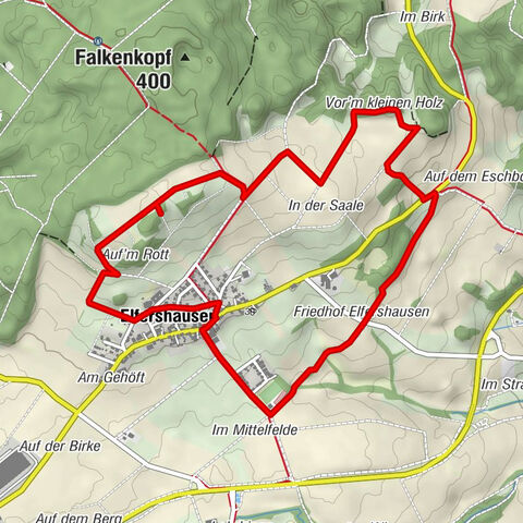 Wanderweg EL1: Sieben-Ortsteile-Blick