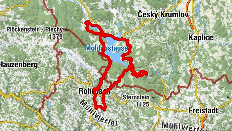 Arnreit-Lipno/Stauseeumrundung