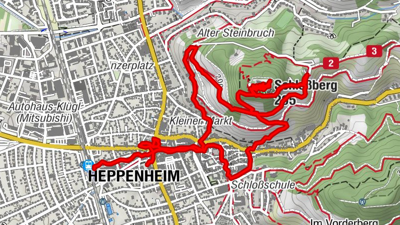 Heppenheim, Regierungsbezirk Darmstadt/Deutschland
