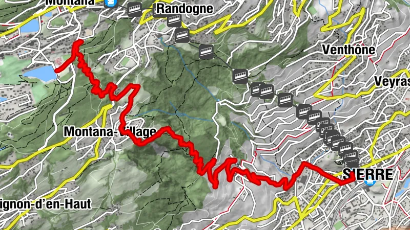 Flowtrail Crans-Montana - Sierre