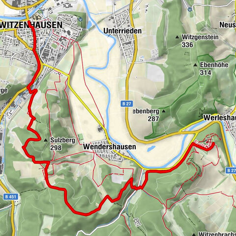 4. Abschnitt Werra-Burgen-Steig Hessen