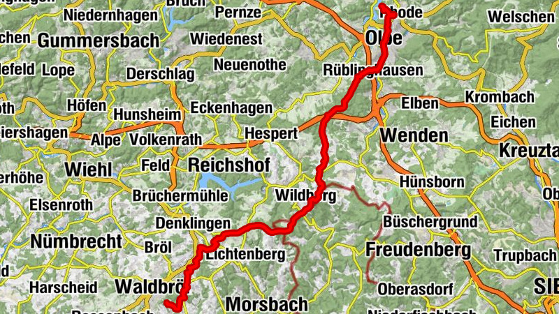 WDE, Olpe - Waldbröl