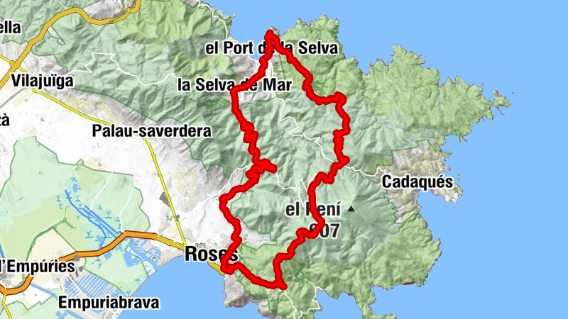 17 Roses Can-Berta Mas-Estela La-Selva-de-Mar Port-de-la-Selva Puignau Mas-Vell Mas-Bufadors Perafita Peni Puig-Alt Fràgam