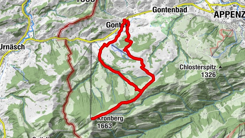 Gonten - Kronberg Rundkurs