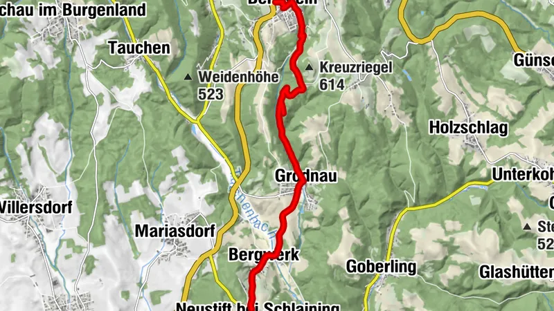 S 34 Verbindung Neustift Grodnau Bernstein