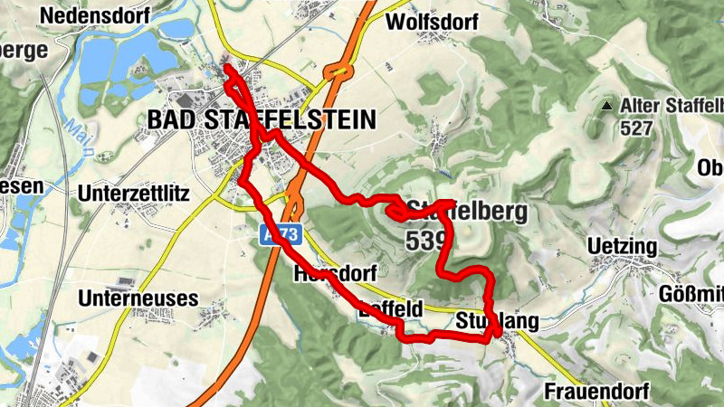 Bad Staffelstein, Oberfranken/Deutschland