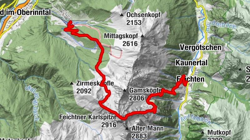 Feichtner Karlsspitze, Tirol/Österreich