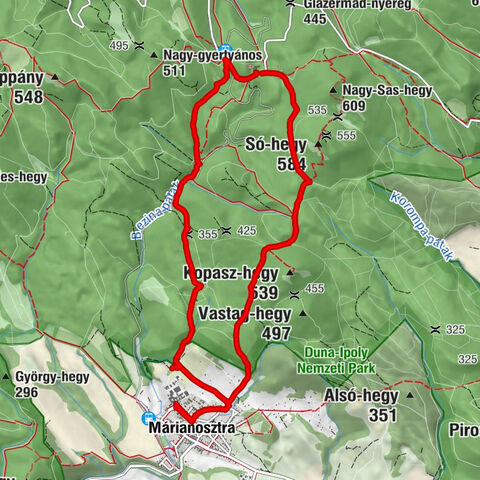 Szent Orbán-Böri oda-vissza.