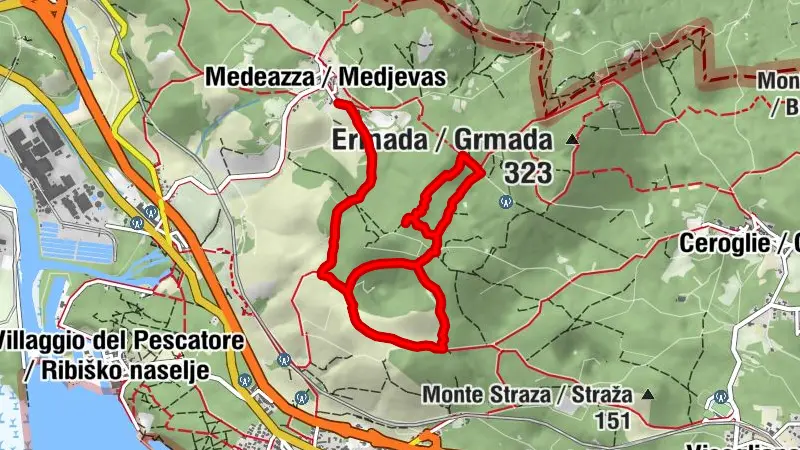 Museo all'aperto del Monte Ermada da Medeazza