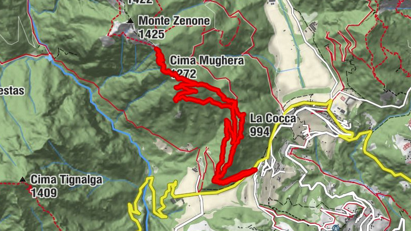 Tremosine, Cima Mughera