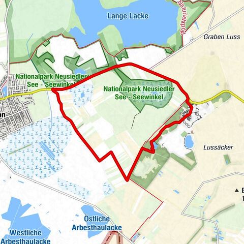 13 Silberlacken-Runde (Laufpark Neusiedler See - Seewinkel)