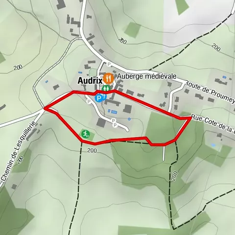 Boucle du Bourg d'Audrix n° 36 / Audrix