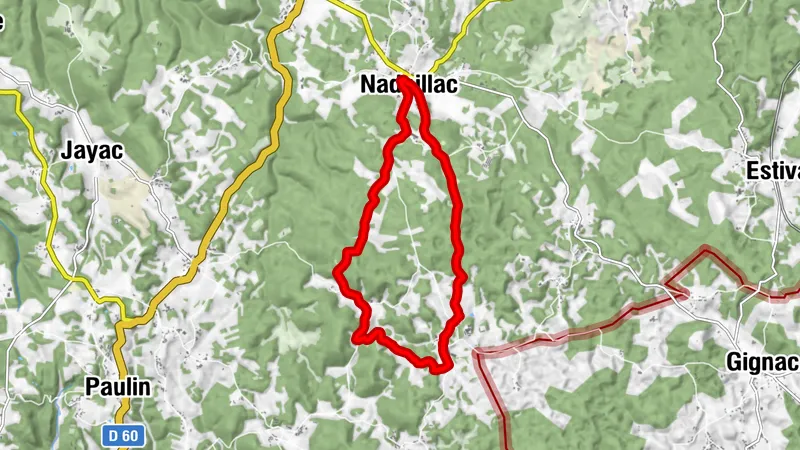 Boucle de la forêt à Nadaillac