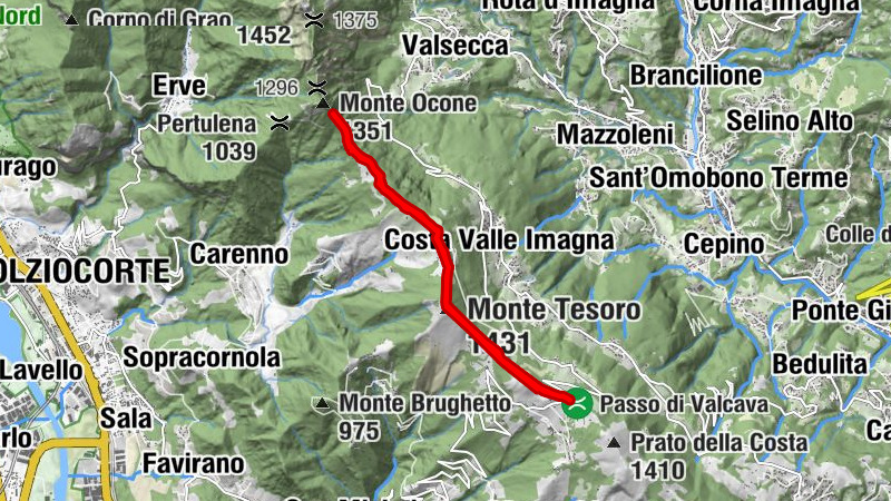 Monte Tesoro Monte Ocone