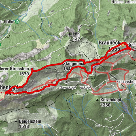Brauneck zum Latschenkopf Rundweg