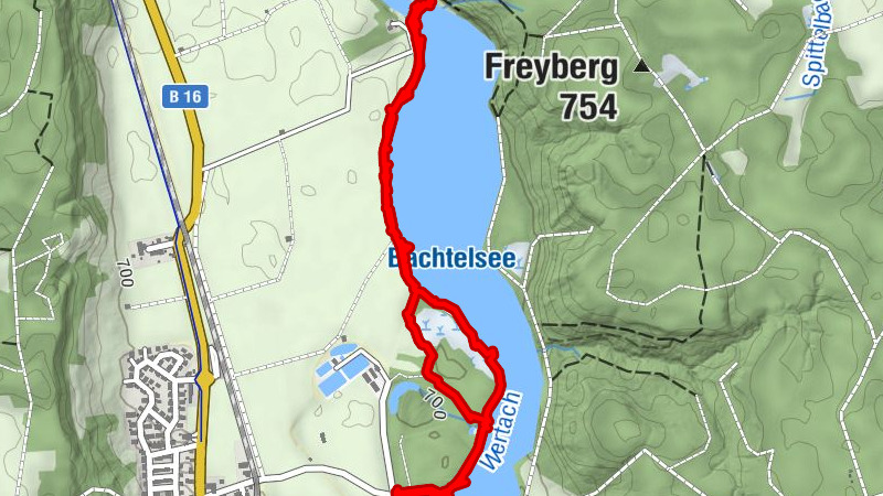Bachtelsee Biessenhofen, Bayern/Deutschland