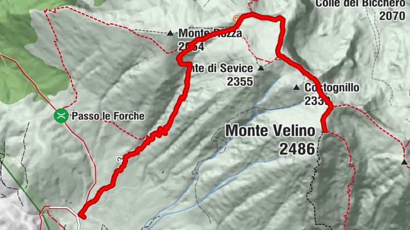 Abruzzo - Dal monte velino a Rosciolo