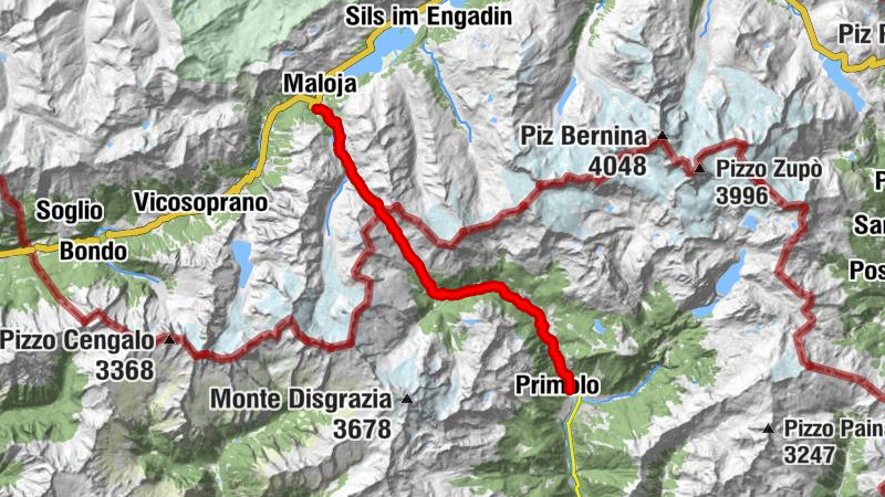Maloja - Passo del Muretto - Chiesa in Valmalenco