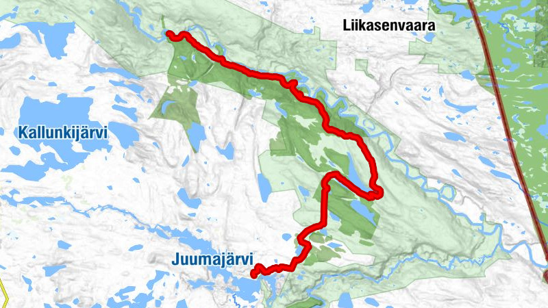 Oulanka-Wildnispfad 26 km, Kuusamo
