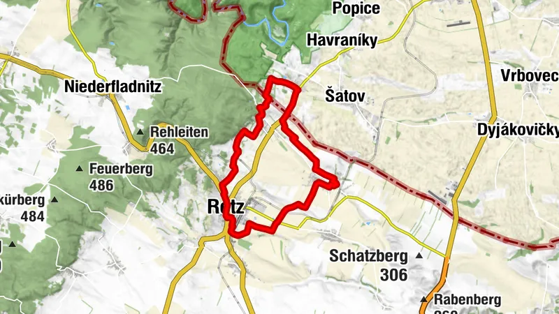Wünschelruten Radroute