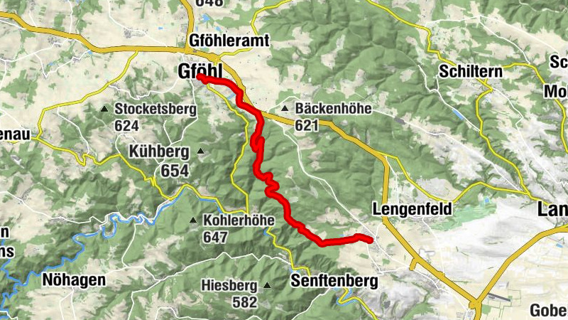 Weitwanderweg Kremstal-Donau 13: Droß - Gföhl