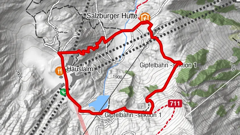 Häuslalm- Salzburgerhütte Runde