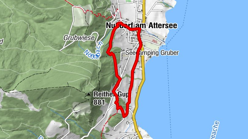 Nussdorf-Pfarrer Salettl-Reitherweg-Nussdorf